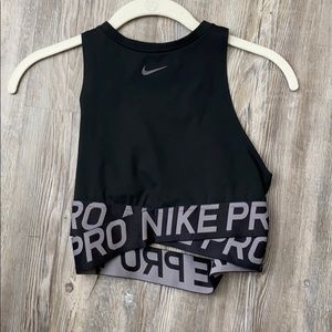 Nike pro crop top